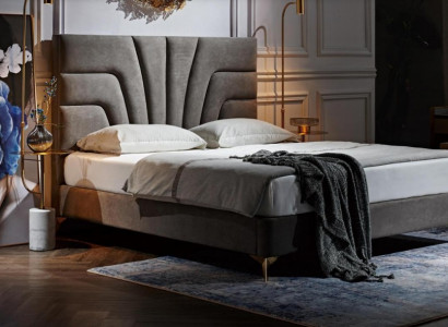 Hotel marriage luxury bed double bed bedroom design furniture wood luxury beds new